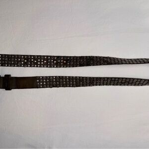 Diesel Studded Leather Belt Brown | Size 90 CM (30”) | Moto Y2K Rocker